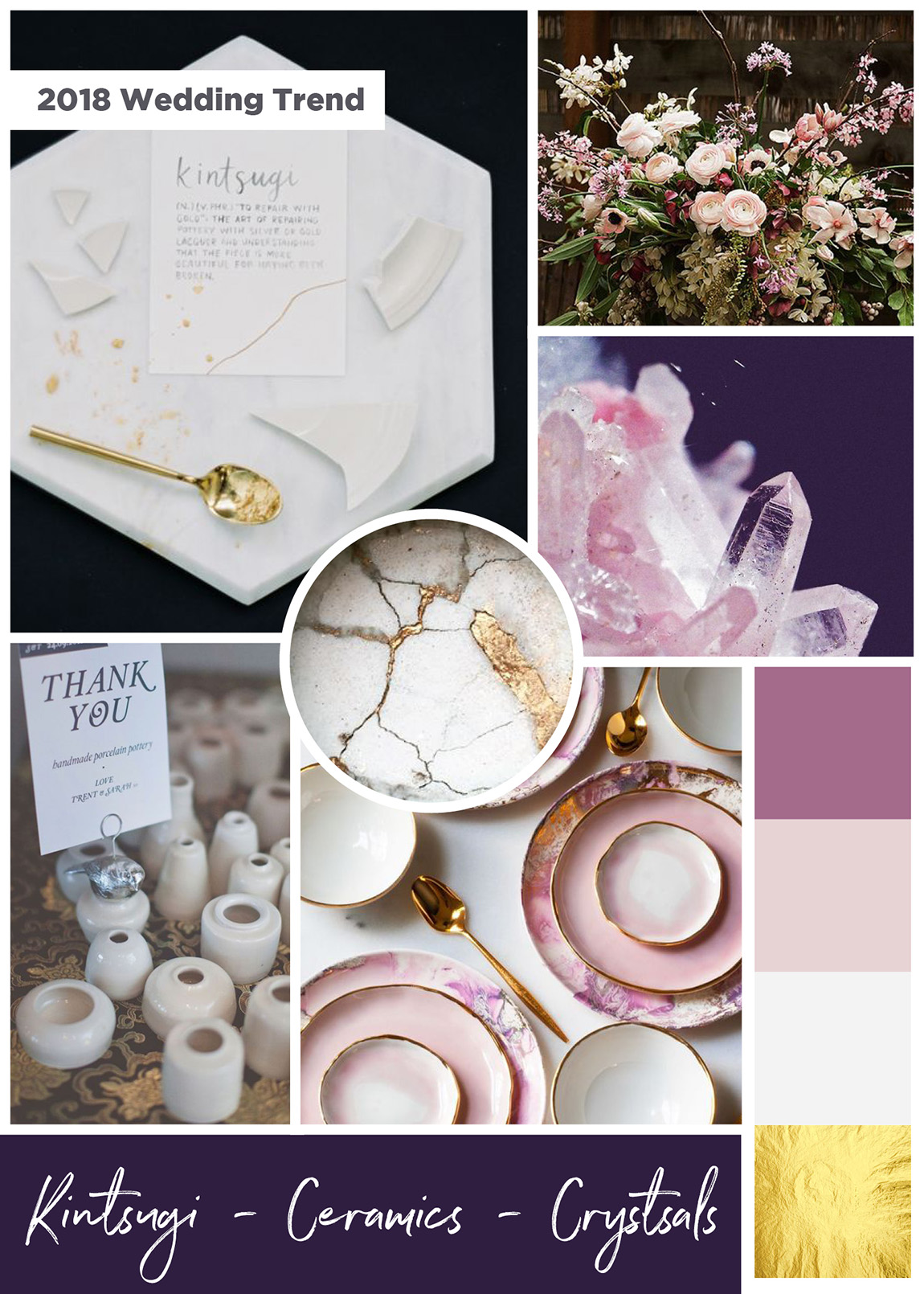 crystals mood board